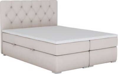 Boxspring postel Paen 160x200, béžová