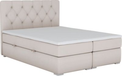 Boxspring postel Paen 180x200, béžová