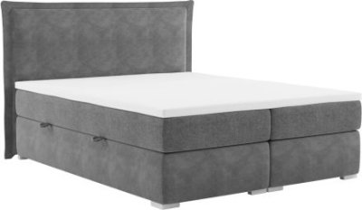 Boxspring postel Aning 180x200, šedá